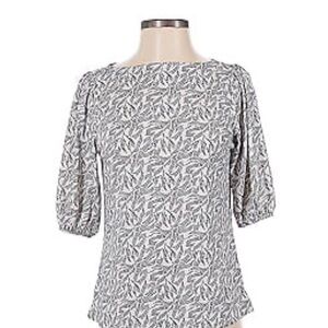 Gray Patterned Women's Top